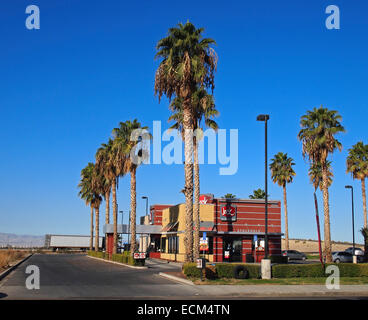 Jack in the Box ristorante, San Joaquin Valley, California, Stati Uniti d'America Foto Stock