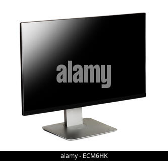 Schermo di computer su sfondo bianco Foto Stock