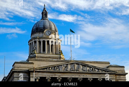 Nottingham City Hall Council House Edificio Piazza Mercato Nottingam Inghilterra UE Unione europea EUROPA Foto Stock