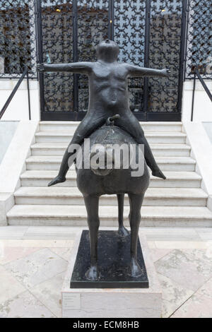 Marino Marini, scultura l'angelo della città, l'angelo della città, la Collezione Peggy Guggenheim di Venezia, Italia Foto Stock