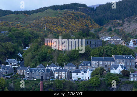 McCaigs Tower al tramonto, Oban, West Highlands, Argyll and Bute, Scotland, Regno Unito, Europa Foto Stock