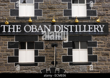 Oban distilleria di whisky, 1794, West Highlands, Argyll and Bute, Scotland, Regno Unito, Europa Foto Stock