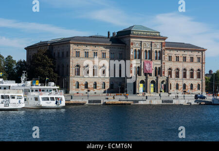 Stoccolma Svezia Museo Nazionale in acqua nel centro città Foto Stock
