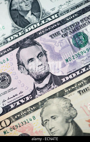 American Dollar Bills Foto Stock