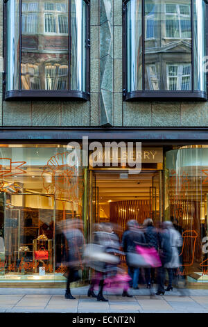 Il Mulberry Store In New Bond Street a Londra, Inghilterra Foto Stock