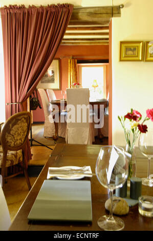 Sala da pranzo presso il muratore di braccia, Cumbria, Regno Unito Foto Stock