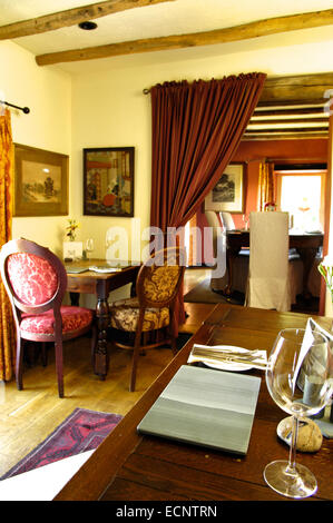 Sala da pranzo presso il muratore di braccia, Cumbria, Regno Unito Foto Stock