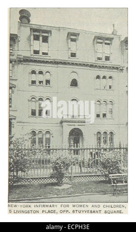 (Re1893NYC) PG485 NEW-YORK infermeria per le donne e i bambini, 5 posto di Livingston. OPP. STUYVESANT SQUARE Foto Stock