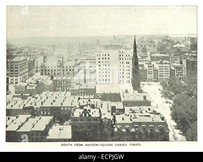 (Re1893NYC) PG741 sud dalla A MADISON SQUARE GARDEN TOWER Foto Stock