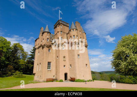 Castello di Craigievar, Aberdeenshire, Scotland, Regno Unito, Europa Foto Stock