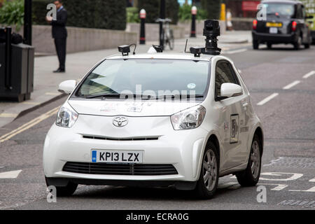 Tvcc traffico auto esecuzione City of London Foto Stock