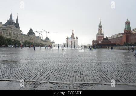 La Piazza Rossa vista Generale Mosca Foto Stock