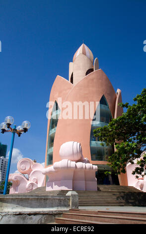 Thap Tram Huong torre in Nha Trang, Vietnam. Foto Stock