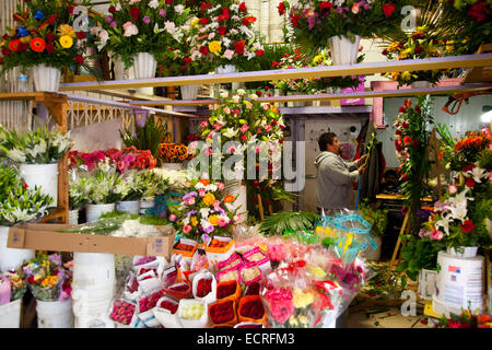 Il fiore Mart downtown Los Angeles, California, Stati Uniti d'America Foto Stock