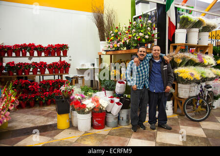 Il fiore Mart downtown Los Angeles, California, Stati Uniti d'America Foto Stock
