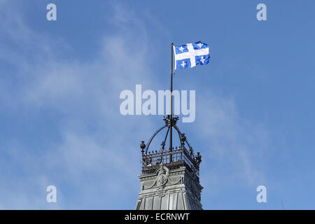 La Fleur de Lis mostrato in Québec, Canada. Foto Stock