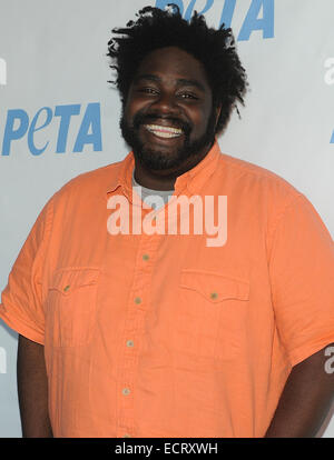 Bill Maher a titolo di "stand up per animali" - Arrivi con: Ron Funches dove: Los Angeles, California, Stati Uniti quando: 15 Giu 2014 Foto Stock