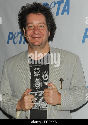 Bill Maher a titolo di "stand up per animali" - Arrivi con: Jeff Ross dove: Los Angeles, California, Stati Uniti quando: 15 Giu 2014 Foto Stock