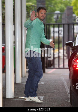 Ben Richards al di fuori di ITV Studios con: Ben Richards dove: Londra, Regno Unito quando: 16 Giu 2014 Foto Stock