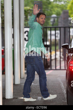 Ben Richards al di fuori di ITV Studios con: Ben Richards dove: Londra, Regno Unito quando: 16 Giu 2014 Foto Stock