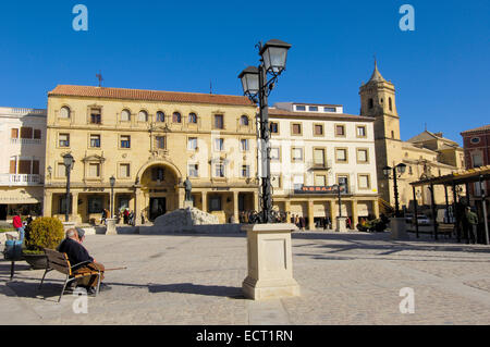 Plaza de Andalucía, Úbeda, provincia di Jaén, Andalusia, Spagna, Europa Foto Stock