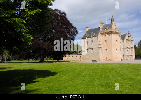 Brodie Castle vicino a Inverness, Grampian regione, Scozia, Regno Unito, Europa Foto Stock