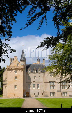 Brodie Castle vicino a Inverness, Grampian regione, Scozia, Regno Unito, Europa Foto Stock