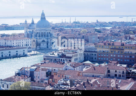 Vista dalla Torre dell'Orologio di Piazza San Marco Venezia Italia TV000266 Foto Stock