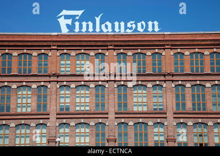 Finlayson, ex fabbrica di cotone ora uffici, tampere, Finlandia, Europa Foto Stock