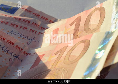 Euro Euro 10 denaro Foto Stock