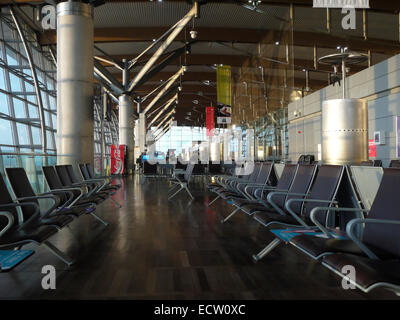 All interno della sala partenze presso l'Aeroporto di Cork, Cork, Irlanda Foto Stock