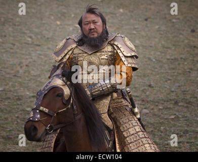 MARCO POLO 2014 Weinstein Company TV film con Benedetto Wong come Kublai Khan Foto Stock