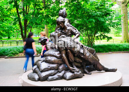 Delle donne del Vietnam Memorial Foto Stock