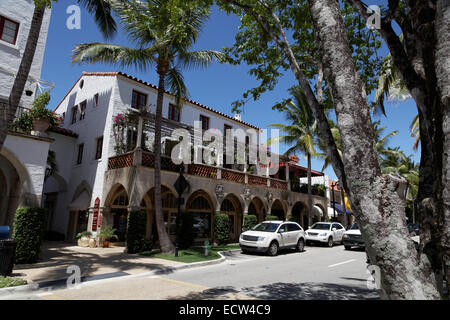 Worth Avenue, Palm Beach County, Florida, Stati Uniti d'America Foto Stock