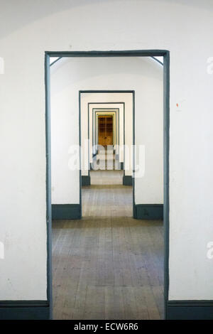 Fort point sotto il Golden Gate Bridge di San Francisco CA Foto Stock