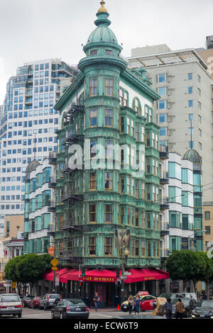 American Zeotrope studios nella sentinella edificio San Francisco CA Foto Stock