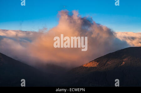 Maltempo in montagna, u , k, k Foto Stock