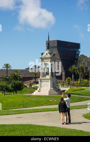 Il museo De Young in San Francisco CA Foto Stock