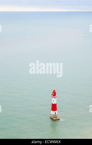 Beachy Head Lighthouse vicino a Eastbourne East Sussex England Regno Unito Regno Unito Foto Stock