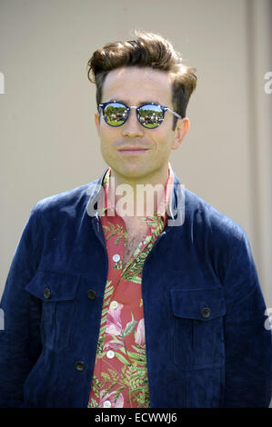 La London Fashion Week Uomo Ready-To-Usura Estate 2015 - Burberry Prorsum - Celebrity avvistamenti con: Nick Grimshaw dove: Londra, Regno Unito quando: 17 Giu 2014 Foto Stock