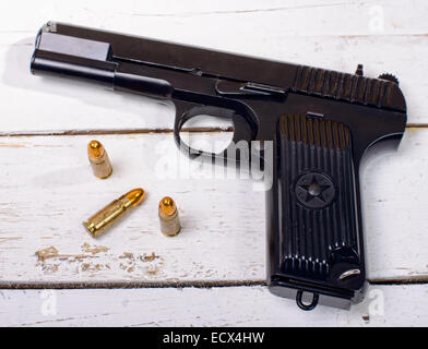 Pistola Tokarev utilizzato da parte dell'Armata Rossa Foto Stock