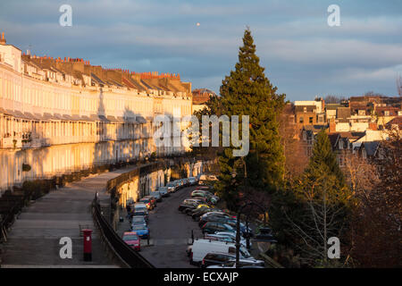 Royal York Crescent, Clifton, Bristol Foto Stock