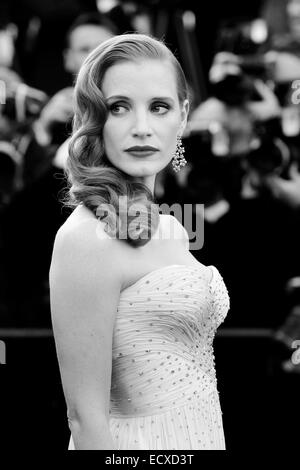 CANNES, Francia - 18 maggio : attrice Jessica Chastain assiste la premiere di di 'Madagascar 3' durante il sessantacinquesimo Cannes film festiva Foto Stock