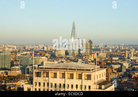 Vista panoramica dal London Eye capsula, Londra Inghilterra Regno Unito Regno Unito Foto Stock