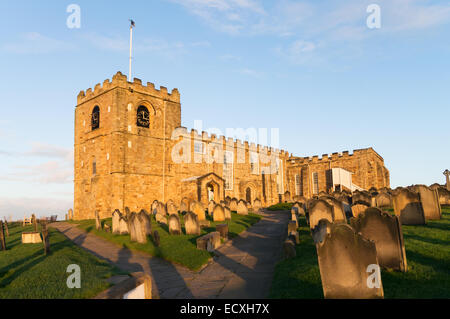 Chiesa di Santa Maria di Whitby, North Yorkshire, Inghilterra, Regno Unito Foto Stock