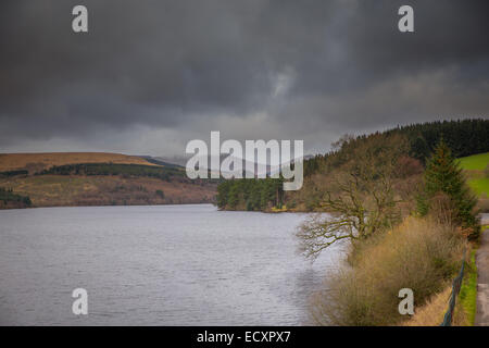 Serbatoio Pontsticill (Taf Fechan Serbatoio) è un serbatoio sul Taf Fechan, vicino a Merthyr Tydfil. Foto Stock