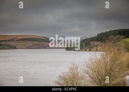 Serbatoio Pontsticill (Taf Fechan Serbatoio) è un serbatoio sul Taf Fechan, vicino a Merthyr Tydfil. Foto Stock