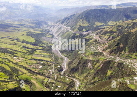 Chambo Antenna Valle Shot Provincia Tungurahua Ecuador Foto Stock