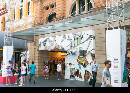 Abbigliamento sportsgirl store shop in Pitt Street, Sydney, Australia Foto Stock