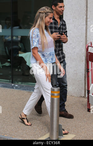 Stacey Solomon esterno ITV Studios con: Stacey Solomon dove: Londra, Regno Unito quando: 19 Jun 2014 Foto Stock